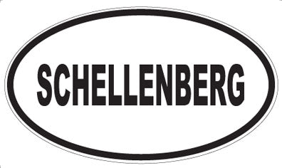 SCHELLENBERG - Oval Sticker
