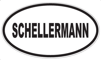SCHELLERMANN - Oval Magnet
