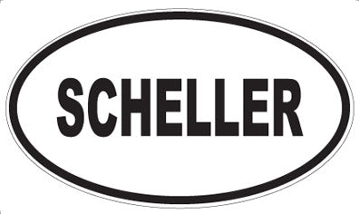 SCHELLER - Oval Magnet