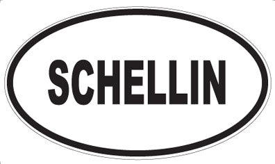SCHELLIN - Oval Sticker
