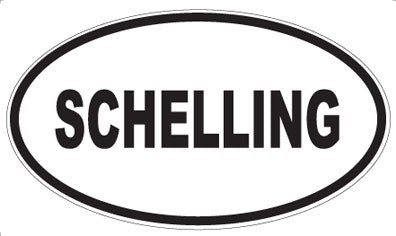 SCHELLING - Oval Sticker