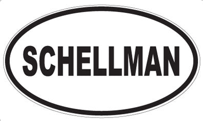 SCHELLMAN - Oval Magnet