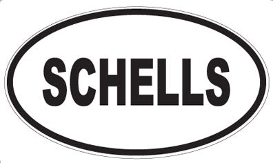 SCHELLS - Oval Sticker