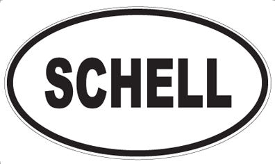 SCHELL - Oval Magnet
