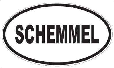 SCHEMMEL - Oval Magnet
