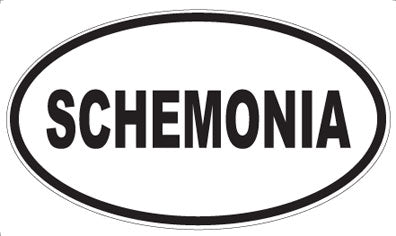 SCHEMONIA - Oval Magnet