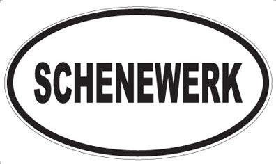 SCHENEWERK - Oval Sticker