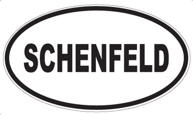 SCHENFELD - Oval Magnet