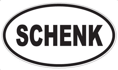 SCHENK - Oval Sticker