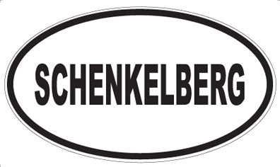 SCHENKELBERG - Oval Magnet