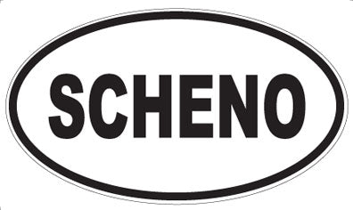 SCHENO - Oval Magnet