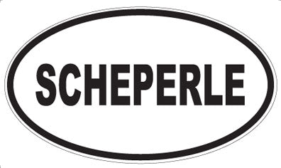 SCHEPERLE - Oval Magnet