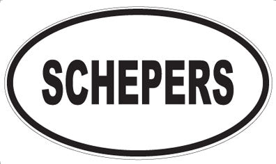 SCHEPERS - Oval Magnet