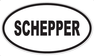 SCHEPPER - Oval Magnet