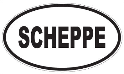 SCHEPPE - Oval Magnet