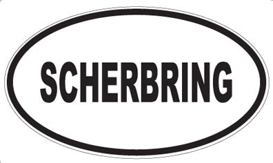 SCHERBRING - Oval Magnet