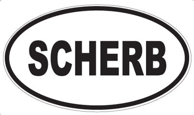 SCHERB - Oval Magnet