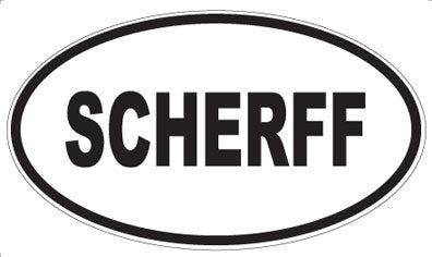 SCHERFF - Oval Magnet