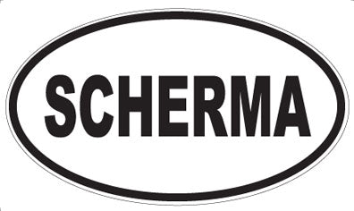 SCHERMA - Oval Sticker