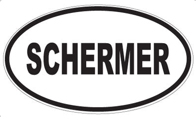 SCHERMER - Oval Magnet