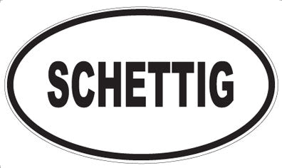 SCHETTIG - Oval Magnet