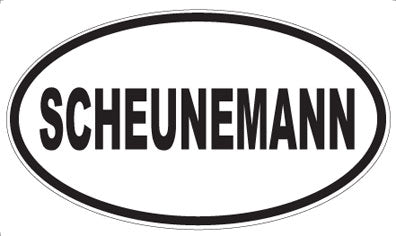 SCHEUNEMANN - Oval Magnet