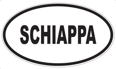 SCHIAPPA - Oval Magnet