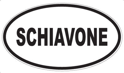 SCHIAVONE - Oval Magnet