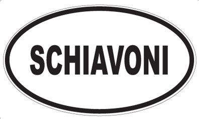 SCHIAVONI - Oval Sticker