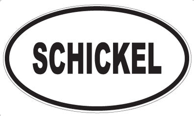 SCHICKEL - Oval Magnet