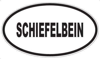 SCHIEFELBEIN - Oval Magnet
