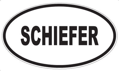 SCHIEFER - Oval Magnet