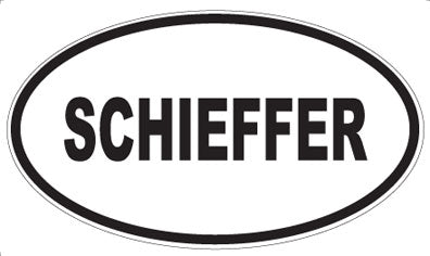 SCHIEFFER - Oval Sticker
