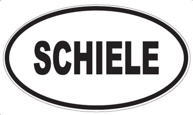 SCHIELE - Oval Sticker