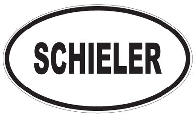 SCHIELER - Oval Magnet