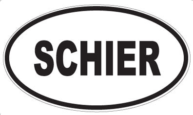 SCHIER - Oval Magnet