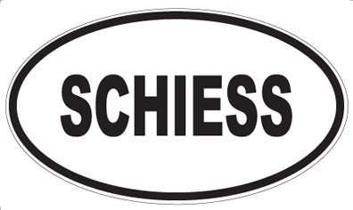 SCHIESS - Oval Magnet