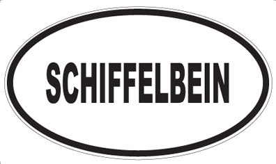 SCHIFFELBEIN - Oval Magnet