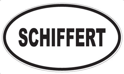 SCHIFFERT - Oval Sticker