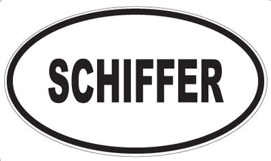 SCHIFFER - Oval Magnet