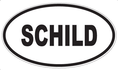 SCHILD - Oval Sticker