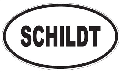 SCHILDT - Oval Magnet