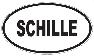 SCHILLE - Oval Sticker