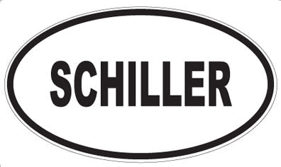 SCHILLER - Oval Magnet