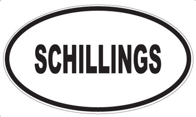 SCHILLINGS - Oval Magnet