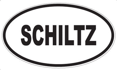 SCHILTZ - Oval Magnet