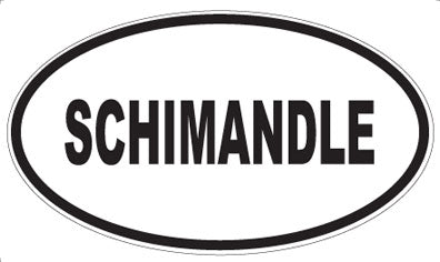 SCHIMANDLE - Oval Sticker