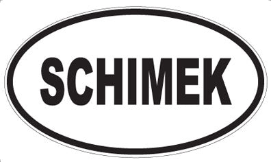 SCHIMEK - Oval Magnet