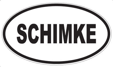 SCHIMKE - Oval Magnet