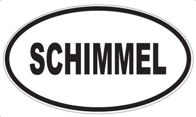 SCHIMMEL - Oval Sticker